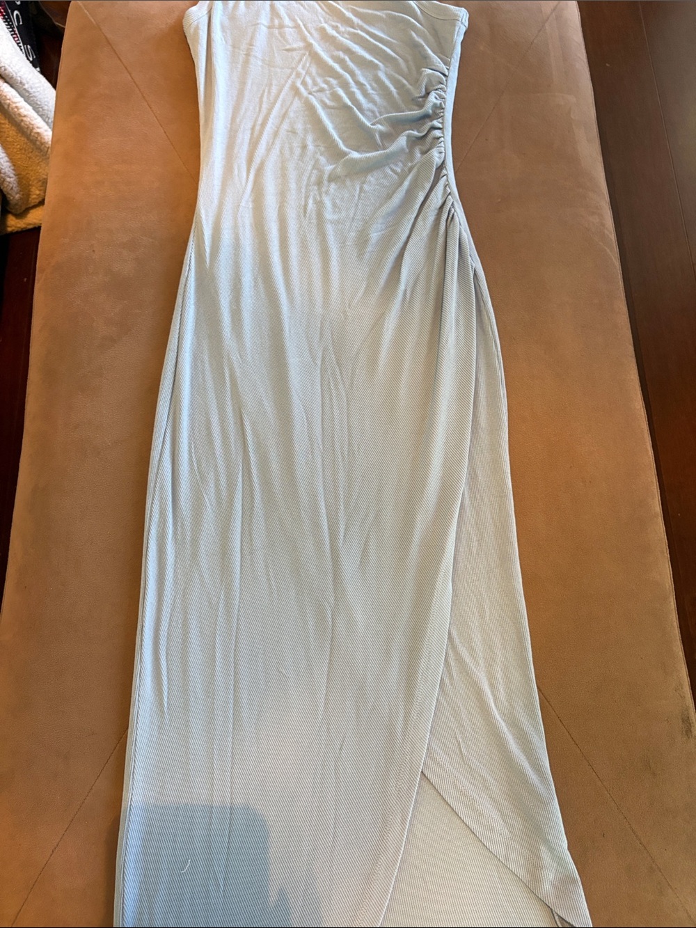 l*space Powder Blue Ribbed Tank Maxi Dress - Picture 9 of 9